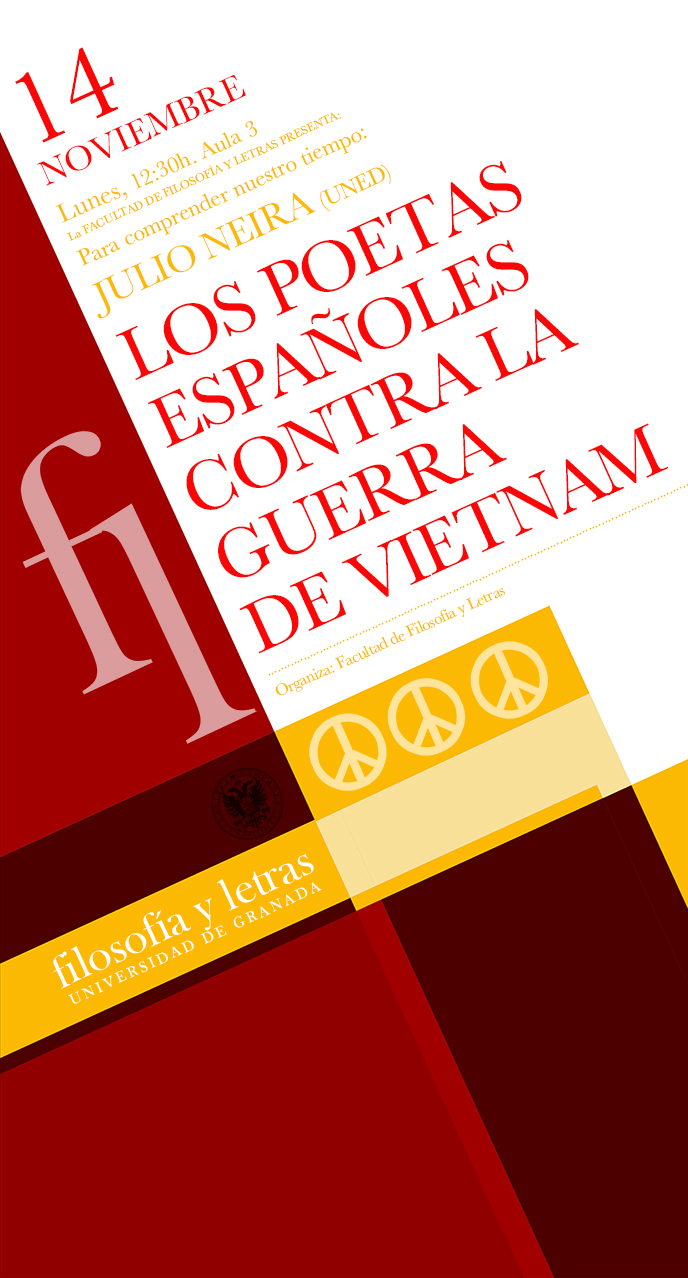Conferencia: "Los poetas españoles contra la guerra de Vietnam" de Julio Neira