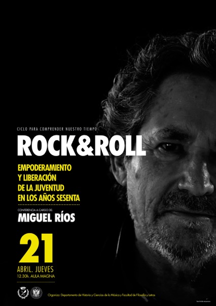 Conferencia de Miguel Ríos: "Rock and Roll: empoderamiento y liberación de la juventud en los años sesenta"