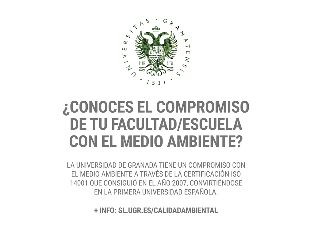 Compromiso de calidad ambiental de la Universidad de Granada