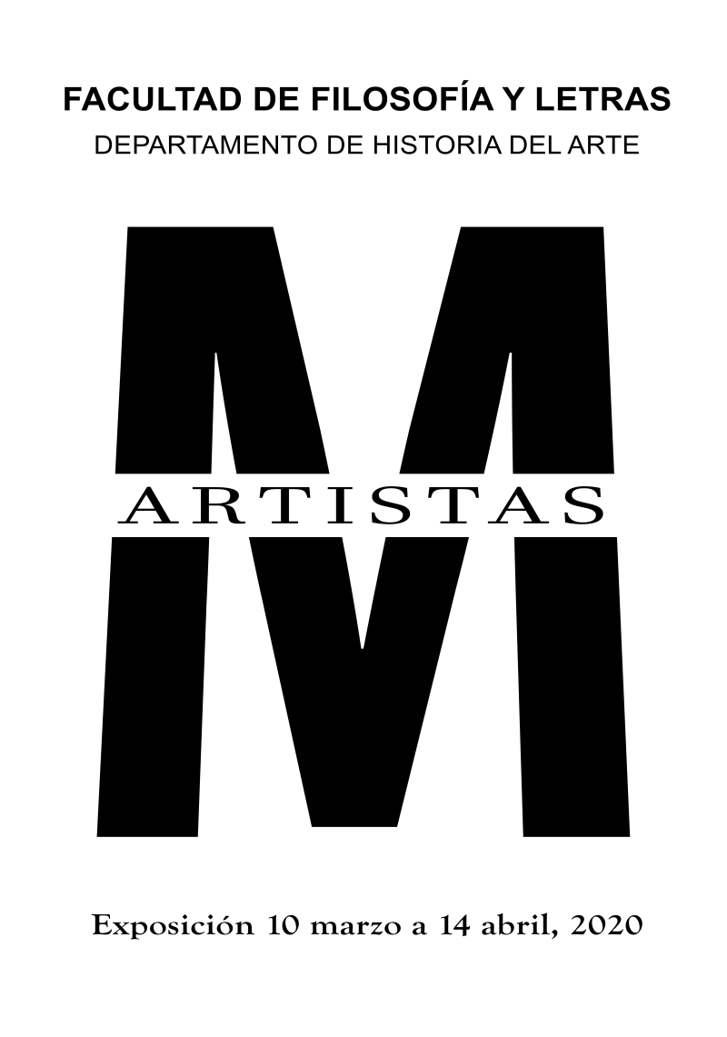 Cartel de la exposición mujeres artistas Cartel de la exposición mujeres artistas, con información sobre el evento