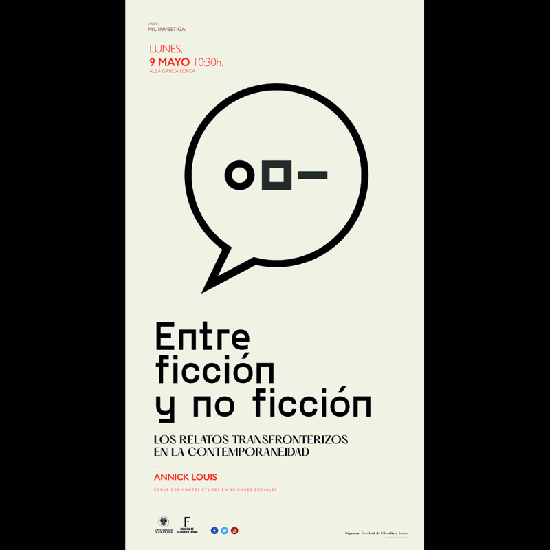 Cartel de la conferencia de Annick Louis Cartel de la conferencia de Annick Louis