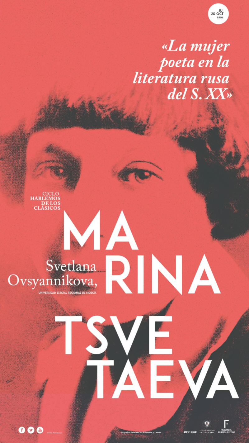 La mujer poeta en la literatura rusa del siglo XX: Marina Tsvetaeva Conferencia